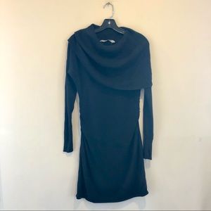 ATHLETA 🖤 Sz. S black Dorset cowl neck sweater dress